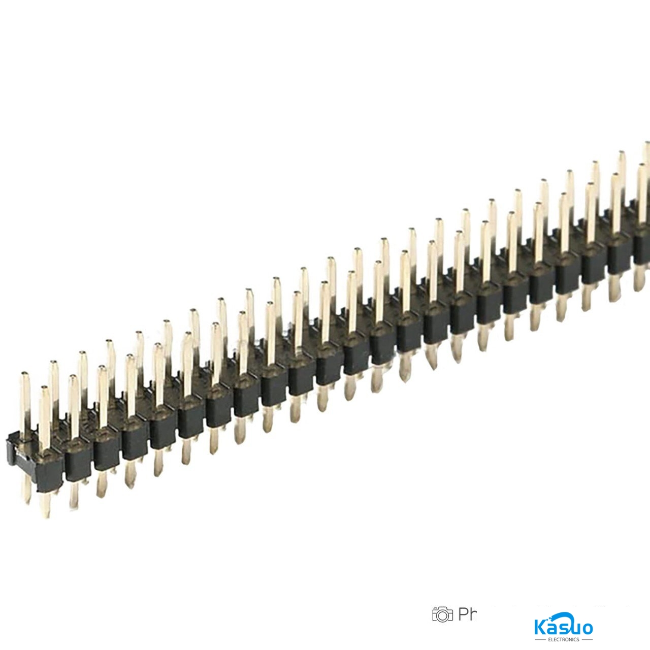 2x40 Pin Male Header - 2.54mm Pitch